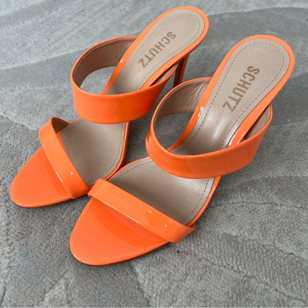 Schutz Women's Orange Sandals